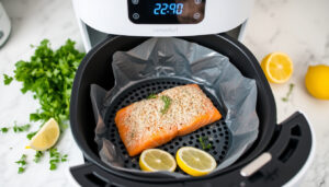 Fryst lax i airfryer – tid, temperatur och bästa tips